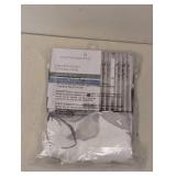 NEW CURTAINWORKS ONE ROD POCKET FLIPPABLE PANEL WATERCOLOR FLORAL  50 x 84