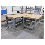 METAL, ADJUSTABLE HEIGHT,  U-LINE PACKING TABLES