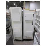 WHITE ROLLING WAREHOUSE CARTS