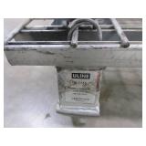 U-LINE, COLLAPSIBLE, WIRE CONTAINER WITH CASTERS