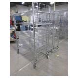 CARI ALL, METRO STYLE,  WIRE SHELVING ON WHEELS