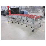 FLEXIBLE, ROLLING, EXPANDING, CONVEYOR UNIT