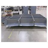 GRAY METAL SHELVING - TRIPLE WIDE