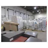 PALLETS AND PALLETS OF FOLDING PLASTIC BINS