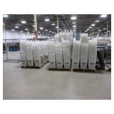 PALLETS AND PALLETS OF FOLDING PLASTIC BINS