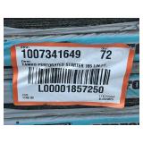 TAMKO Pallet of 72 Bundles of- Perforated Starter 105 lin. ft. Eave and Rake Roofing Starter Strip Shingles Retail Value of $3,453.84