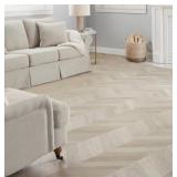 LIFEPROOF Lot of 24+ Cases of- Chevron Champagne Beach Wood 12 MIL x 12 in. W x 28 in. L Click Lock Waterproof Vinyl Plank Flooring (18.87 sqft/case) 452.88+ Total Square Feet- Retail Value of $1,716