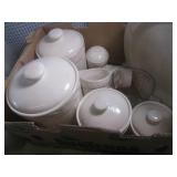 (BR1) Assorted Kitchen - Canisters,...
