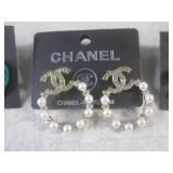 (CNTR) 3 Pair of Chanel Earrings...