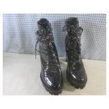 (BS) Black Platform High Heel Boots...