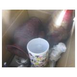 (D-2) Box of Misc Decor Etc...