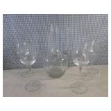 (A-3) Toscany Etched Blown Glass De...