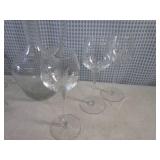(A-3) Toscany Etched Blown Glass De...