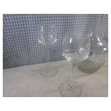 (A-3) Toscany Etched Blown Glass De...
