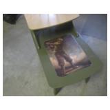 (EW4) Vintage Golf Theme End Table...