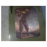 (EW4) Vintage Golf Theme End Table...