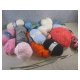 (EW2) Assortment of Yarn and Needle...