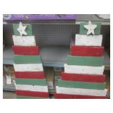 (CS) 2 Wood Christmas Tree Decor 46...