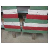 (CS) 2 Wood Christmas Tree Decor 46...