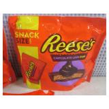 (B-3) 3 Bags of Snack Size Reeses C...