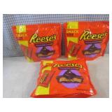 (B-3) 3 Bags of Snack Size Reeses C...