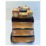 Collectible Wells Fargo & Co. Ceramic Stagecoach Cookie Jar.