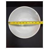 Vintage PYREX Homestead Nesting Mixing Bowls Set (3-Piece) - Blue Floral Speckled Tan 1970s