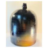 Antique 19th/20th Century Albany Slip Brown Glazed Stoneware Jug