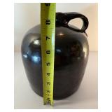 Antique 19th/20th Century Albany Slip Brown Glazed Stoneware Jug