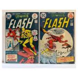 VINTAGE DC Comics: THE FLASH HUGE Lot of 10 Bronze Age Comic Books (1970s) - Bagged & Boarded!