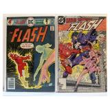 VINTAGE DC Comics: THE FLASH HUGE Lot of 10 Bronze Age Comic Books (1970s) - Bagged & Boarded!