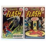 VINTAGE DC Comics: THE FLASH HUGE Lot of 10 Bronze Age Comic Books (1970s) - Bagged & Boarded!
