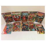 Lot of 10 BRONZE AGE Marvel TWO-IN-ONE Comics - The Thing Team-Ups w/ HULK, Black Bolt, Warlock, Nova, Sub-Marine.