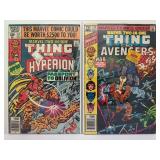 Lot of 10 BRONZE AGE Marvel TWO-IN-ONE Comics - The Thing Team-Ups w/ HULK, Black Bolt, Warlock, Nova, Sub-Marine.