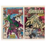 Huge Lot of 10 Marvel The Avengers & West Coast Comics - Key Issues: 1st Nebula, Kang, Terminus, Absorbing Man.  All comic books are bagged and boarded.