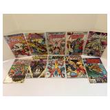 Vintage Marvel Comics AVENGERS Lot (10 Issues) - Key Appearances: Yellowjacket, Captain Marvel (Monica Rambeau), Doctor Doom, & More (1980s-1990s). All comic books are bagged and boarded.