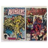 Vintage Marvel Comics AVENGERS WEST COAST & THE AVENGERS Lot (11 Total) incl. 1st NEBULA Appearance & ACTS OF VENGEANCE. All comic books are bagged and boarded.