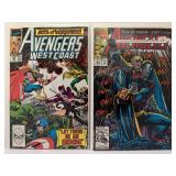 Vintage Marvel Comics AVENGERS WEST COAST & THE AVENGERS Lot (11 Total) incl. 1st NEBULA Appearance & ACTS OF VENGEANCE. All comic books are bagged and boarded.