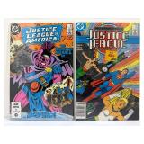 Vintage DC Comics Justice League of America Lot of 9 Issues 1980s JLA #1, #255 Endgame + More. All comic books are bagged and boarded.
