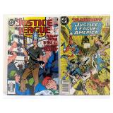 Vintage DC Comics Justice League of America Lot of 9 Issues 1980s JLA #1, #255 Endgame + More. All comic books are bagged and boarded.