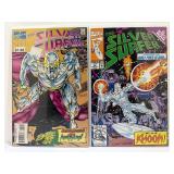 SILVER SURFER Comic Book Lot (10 Issues) The Herald Ordeal / Infinity Gauntlet Keys. All comic books are bagged and boarded.