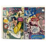 SILVER SURFER Comic Book Lot (10 Issues) The Herald Ordeal / Infinity Gauntlet Keys. All comic books are bagged and boarded.