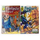 Lot of (8) Vintage Marvel Comics FANTASTIC FOUR Issues - Silver & Bronze Age Collection. All comic books are bagged and board.