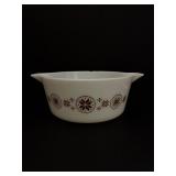 Vtg PYREX Mixed Set "Town & Country" Mixing & Casserole Bowls (3 PC) 400 & 700 Series MCM