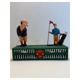 Vintage "Birdie Putt" Cast Iron Mechanical Coin Bank