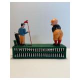 Vintage "Birdie Putt" Cast Iron Mechanical Coin Bank