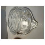 VINTAGE PYREX OLD ORCHARD 3-PIECE NESTING CASSEROLE SET WITH LIDS (1, 1.5, 2.5 QT)