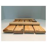 Willys Jeep Sales & Service Reproduction Metal Sign on Distressed Wood Mount - Rustic Decor