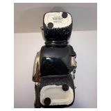 Vintage 1999 Clay Art "Biker Hogs" Pigs on Motorcycle Ceramic Cookie Jar