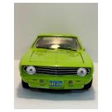 RARE Vintage 1998 Ertl American Muscle 1:18 Scale 1969 Chevy Camaro Street Machine - Lime Green #7981